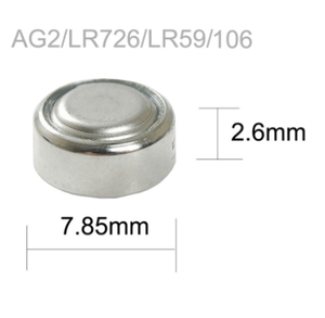 Pila alcalina de botón de alta potencia de 1.5V para juguetes, llaves de coche, electrónica de consumo, control remoto, AG2 LR726 - Product Image 2