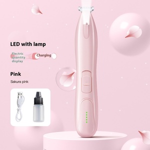 Elektrische Stille Pet Claw Grinder Led Light & Low Noise-Stalen Mes Abs Handvat Pro Voet Scheerapparaat Voor Hond/Kat, Verzorgingsset - Product Image 6