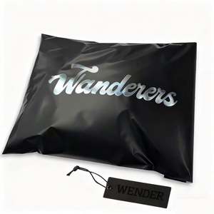 Sacs d'expédition en polyéthylène, sacs d'expédition en polyéthylène, sacs d'expédition en plastique, sacs d'expédition écologiques, logo personnalisé imprimé, argent brillant, emballage, colis, courrier - Product Image 1