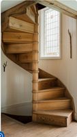 Escalier en spirale extérieur sur mesure à prix d'usine avec structure en acier pour les maisons - Installation facile