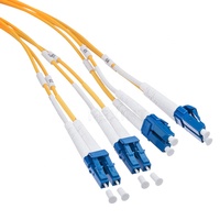 KEXINT – câble de dérivation Duplex FTTH 8 cœurs, câble de raccordement à Fiber optique, MTP à 4 LC, prix d'usine, vente en gros