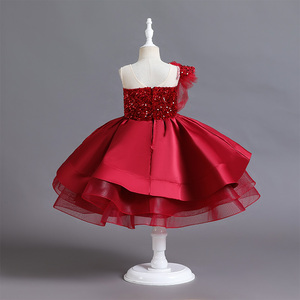 Vestito da Cerimonia per <span class=keywords><strong>Neonata</strong></span>, Abito a Palloncino con Gonna Tutu per Feste di Compleanno - Product Image 3
