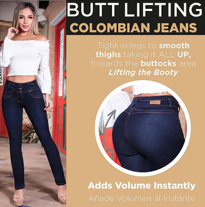 Shapewear Colombianos Cola <strong>Butt</strong> Lifting <strong>Jeans</strong> for <strong>Women</strong> Colombian <strong>Jeans</strong> for <strong>Women</strong> <strong>Butt</strong> <strong>Lift</strong> <strong>Jeans</strong> Straight Blue - Product Image 6