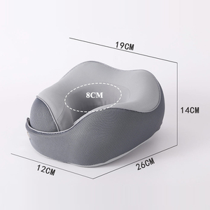 Vente en gros d'oreillers cervicaux en mousse à mémoire de forme en U personnalisés Nouveau design pour la voiture <span class=keywords><strong>et</strong></span> le <span class=keywords><strong>vol</strong></span> - Product Image 6