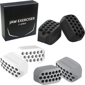 3 en 1 al por mayor: Ejercitador de mandíbula de silicona 100% de grado alimenticio de 30lb, 40lb, 50lb y tonificador de cuello - Product Image 5