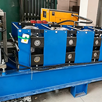 Machine de formage à froid pour gouttières de toiture en tôle galvanisée PPGI de 0,3 à 0,8 mm pour projets de drainage des bâtiments résidentiels et commerciaux