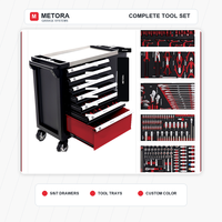 Chariot à outils portable de qualité industrielle, armoire en acier avec plusieurs tiroirs de rangement, fourni par l'usine