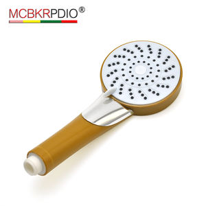 High Quality ABS Material Rose Gold Hand Wall-mounted <strong>Shower</strong> <strong>Head</strong> <strong>Bath</strong> Wash <strong>Taps</strong> <strong>Shower</strong> Faucets - Product Image 1