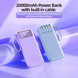 Power Bank Portatile ad Alta Capacità con Ingresso Type C, 20000mAh, Display Digitale, Ricarica Wireless Magnetica, Cavi Integrati, Cordino, Ricarica Rapida 22.5W - Product Image 3