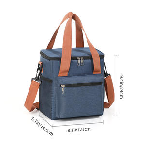 Grand sac fourre-tout isotherme pour adultes, fourre-tout rafraîchissant pour le travail, personnalisable, en cuir PU, pour l'extérieur et l'alimentation. - Product Image 5