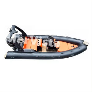 เรือยาง RIB ขนาด 20 ฟุต รุ่น 580 สำหรับงานหนัก หรูหรา ทำจากไฮพาลอน/พีวีซี พร้อมตัวเรือไฟเบอร์กลาส - Product Image 2