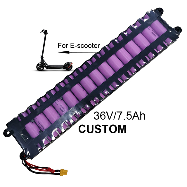 Custom Diy Rechargeable 60V 50Ah 20Ah Lithium Ion 7.5Ah 36V Electric Scooter Battery for Electric Scooter