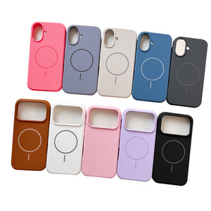 Ốp điện thoại silicone chống rơi 17Air Flannel dành cho Apple 17promax, thiết kế sang trọng xuyên biên giới, mỏng, có vòng từ tính, màu trơn - Product Image 6