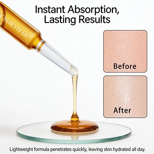Sérum hydratant éclaircissant à l'<span class=keywords><strong>acide</strong></span> <span class=keywords><strong>hyaluronique</strong></span>, 28 unités, sérum facial à usage unique, emballage personnalisé - Product Image 2
