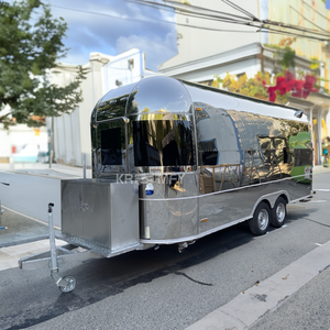 Nuevo Remolque Móvil de Acero Inoxidable para Café, Panadería, Restaurante, Venta de Agua y Maíz, Carrito Expendedor de Hot Dogs, Entrega Rápida - Product Image 1