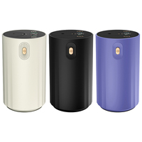 Diffuseur de parfum sans eau violet PR-66E, désodorisant portable pour voiture, mini nébuliseur d'huiles essentielles à piles pour la maison