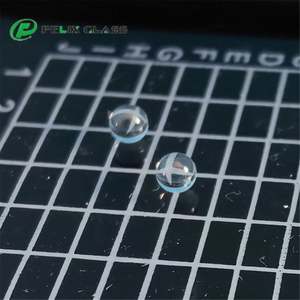 Lentille sphérique en verre optique de petit diamètre 1 mm+ FELIX, en quartz de silice fondue ZF3 - Product Image 2