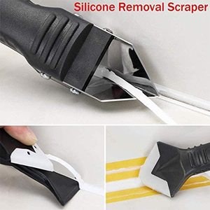 <span class=keywords><strong>3</strong></span> <span class=keywords><strong>1</strong></span> Industrial DIY herramientas de calafateo de silicona inoxidable Steelhead calafateo removedor sellador raspador vidrio pegamento ángulo raspador OEM - Product Image 4
