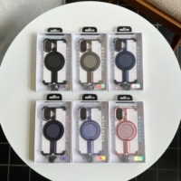 Support en alliage de titane quatre coins étui de téléphone anti-chute pour iPhone 16 Pro Max 15 Plus 14 13 support rotatif à 360 ° couverture mobile