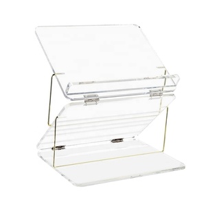 Có thể gập lại <span class=keywords><strong>lucite</strong></span> cuốn sách <span class=keywords><strong>Rack</strong></span> hiển thị cho đọc sách kệ sách - Product Image 1