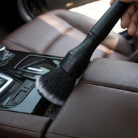 Kit de brosses de detailing auto en microfibre à poils doux pour nettoyage intérieur, tableau de bord, aérateurs et sièges en cuir, sans rayures