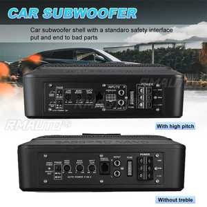 ซับวูฟเฟอร์ติดรถยนต์ขนาด 10 นิ้ว 12V 900W ระบบเสียงไฮไฟ  แบบบาง ติดตั้งใต้เบาะ  ลำโพงเบสแอคทีฟ - Product Image 2