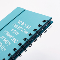 Journal de vie à reliure spirale A5 personnalisé couverture rigide magnétique agenda imprimé non daté agenda hebdomadaire mensuel papier pour cahier