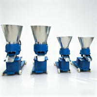 Machine de traitement des aliments à petite échelle haute productivité 220-380V, nouvelle machine à granulés de paille et de maïs pour l'élevage de poulets à usage domestique, OEM & ODM