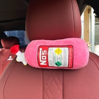 Jouets en peluche personnalisés, vente chaude, décoration de voiture, bouteille de protoxyde d'azote NOS, jouets en peluche, coussin de siège de voiture, coussin en peluche, coton PP, OEM