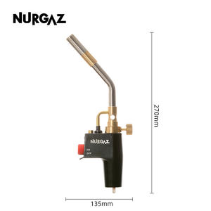 Torche de soudage sans oxygène NURGAZ, tête inclinée, allumage piézoélectrique, propane, gaz Mapp, pour réparation et soudage - Product Image 5