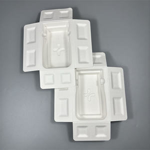 Scatola per Imballaggio Farmaceutico in Polpa Modellata Biodegradabile di Colore Bianco OEM per Soluzioni Medicinali Ecosostenibili - Product Image 5