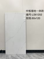 Carrelage en Porcelaine Céramique Luxe Gris Marbre 600x1200mm Poli Texture Pierre Résistant à l'Usure pour Sol Économique