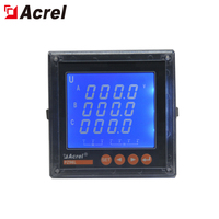 Acrel PZ96L-E4 Penganalisis Kualitas Daya Tiga Fasa Panel LCD Multifungsi Pengukur Energi AC Sensor Akses Hall