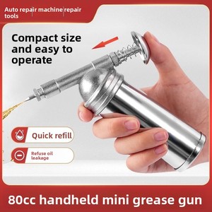 Pistolet à graisse manuel miniature en alliage 80cc pour excavatrices et machines automobiles - Product Image 2