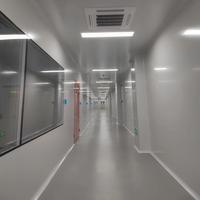 Nouvel équipement de purification d'air HEPA à haute efficacité, panneaux muraux, plafonds, système de salle blanche avec sol en PVC, porte de salle blanche personnalisée
