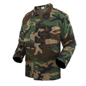 防风迷彩4口袋防风大衣场M65夹克风衣 - Product Image 2