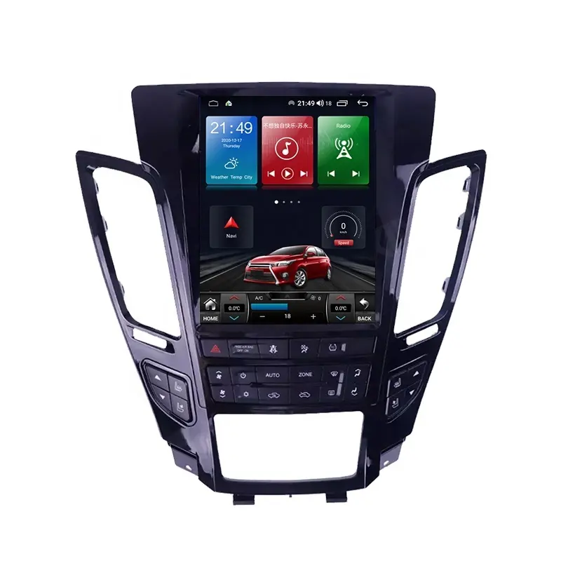 Radio Mobil Android 11 6 + 128GB, Radio Mobil Navigasi Multimedia Gps Mobil Layar Vertikal 2007 - 2012