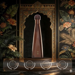 Botella Decorativa de <span class=keywords><strong>Tequila</strong></span> Serigs, Diseño Don Leon1942 con Pantalla LED, Serie Humo Azul, DDP Italia España, Entrega Rápida - Product Image 2