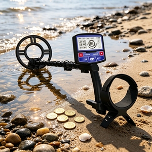 RICOAMX Rilevatore di Metalli Professionale ad Alta Sensibilità con Bobina di Ricerca Impermeabile per Oro, Monete, Argento, Gioielli e Miniere - Product Image 5