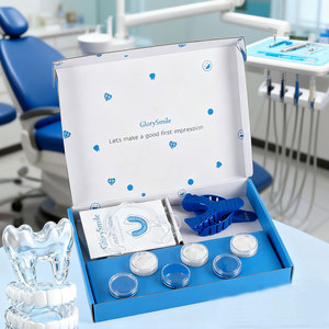 Materiales de impresión dental aprobados por CE 510K, 20g, 28G, kit de masilla roja, blanca y azul, Etiqueta Privada - Product Image 1