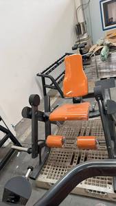Máquina de <span class=keywords><strong>prensa</strong></span> de piernas sentado comercial - Equipo de gimnasio con carga de discos para entrenamiento de cuádriceps - Product Image 2