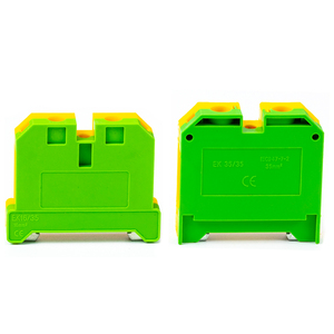 Terminal de Tierra Bicolor Amarillo-Verde <span class=keywords><strong>SAK</strong></span> EK2.5/35, Bloque de Terminales para Riel SAK2.5JD 2.5mm² - Product Image 2