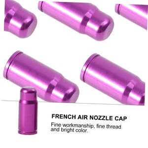 Válvula sin cámara de acero inoxidable 7x16mm morada para tapas de válvula francesas, uso automotriz - Product Image 5