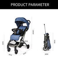 Poussette de voyage pliable Babyfond, nouvelle liste, lit bébé, poussette, chariot par Baobaohao Baby Pram