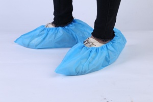 Sarung sepatu bot sekali pakai Premium tidak ditenun, penutup sepatu sekali pakai anti-selip tahan lama 100 buah - Product Image 5