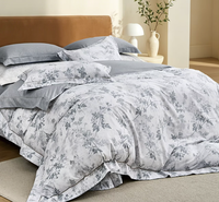 Tissu de drap de lit imprimé en sergé 100% coton de qualité supérieure, 40S 60S, impression pigmentée sur coton personnalisée, largeur 250 cm