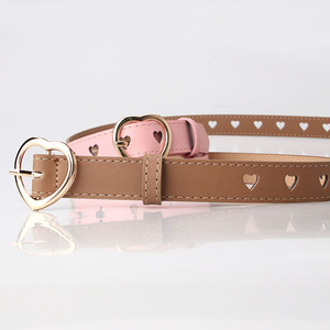 Nouvelle ceinture décorative en alliage avec boucle en forme de cœur creux pour robe pull <span class=keywords><strong>femme</strong></span> style doux - Product Image 2