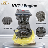 Moteur à essence complet neuf OEM standard 1ZZ FE 1.8L Inline4 DOHC 16V 93KW pour Matrix Celica