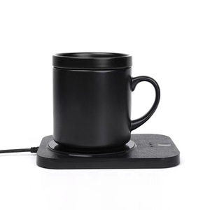 Tasse électrique auto-chauffante avec contrôle de la température, chauffe-café, chauffe-tasse intelligent en céramique à 55 degrés avec ensemble de tasses thermostatiques - Product Image 3
