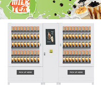 Distributeur automatique de café Milktea avec paiement kiosques libre-service écran tactile usine de la Chine